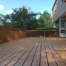 Deck Staining on South Rockaway Dr in East Hanover, NJ